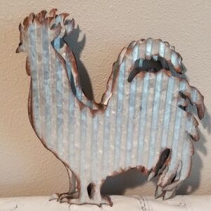 Hobby Lobby Set Of 4 Rustic Metal Roosters